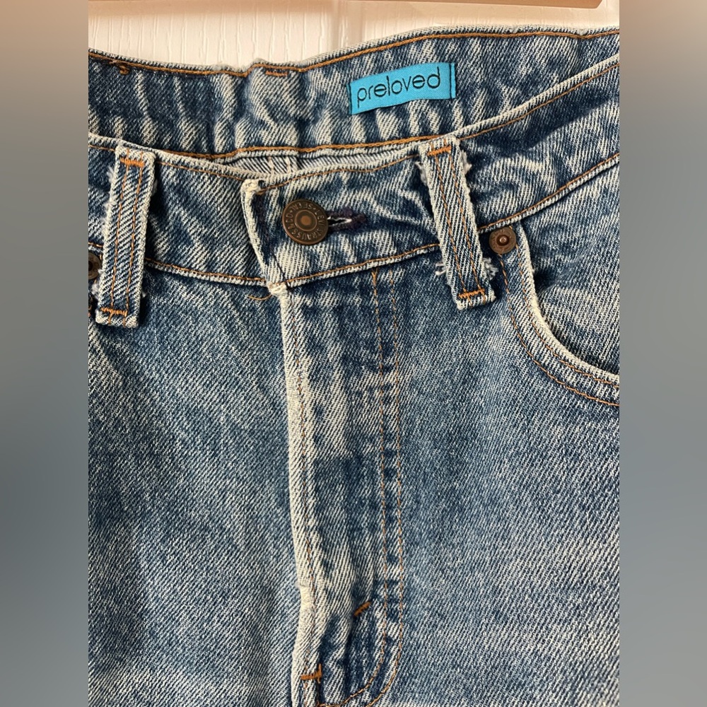 Levi’s denim maxi skirt, red tag. Designed by Canadian designer Preloved. - Picture 10 of 10